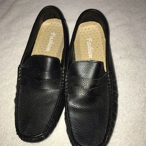 Mens black loafers size 46
